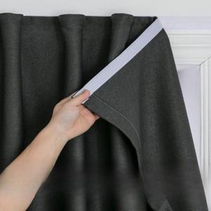 벨크로 암막 커튼 간단설치 침실 스티커 간단한 자체 접착