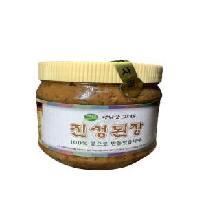 진성 재래식된장 전통식 집 시골 토종 숙성 무방부제 된장 1kg