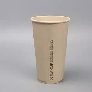 PLA 대나무 종이컵 16온스 1000개