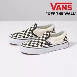 [롯데백화점]반스 반스 키즈 체커보드 Slip-on 슬립온 VN000ZBUEO1