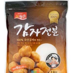 감자전분가루 1kg 부침 튀김 요리 전분가루 국산