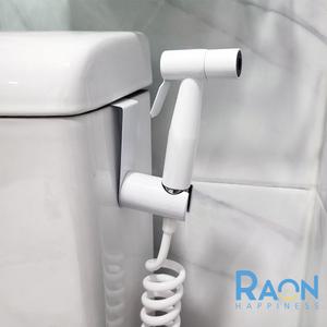 욕실스프레이건 세트 화장실청소건 변기샤워기 베란다 스프링 코일 호스 황동 3.5M 5M 화이트 블랙 실버