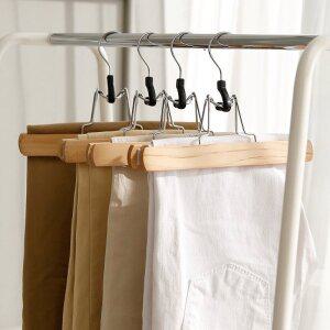 [YSC] 내추럴 원목 바지걸이 20P