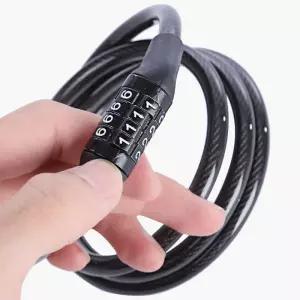 도난방지 와이어 자전거자물쇠 번호키 자전거열쇠 110cm 케이블 잠금장치 OBC-LOCK1
