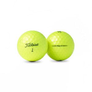 타이틀리스트 PRO V1 옐로우10알 로스트볼 3피스