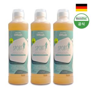 박토데스 비워시(bWash) 스포츠세탁세제 1L  3개 프로바이오틱스세제 
