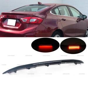 차량용 블랙 3 번째 하이 마운트 브레이크 라이트 리어 워밍 안개등 쉐보레 크루즈 2016-2018 1