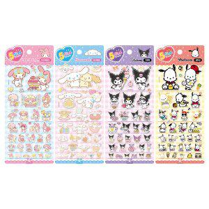 산리오 5사이즈 스티커 4종 마이멜로디 시나모롤 쿠로미 포차코