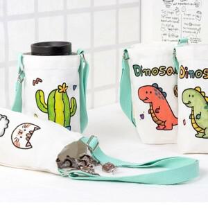 민화샵 텀블러 백 만들기 도안 그림 색칠 미술 가방