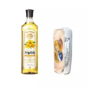 [사조] 카놀라유 900ml 3개+키친타올 1개