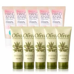 바세린 올리브 핸드크림 60ml~100ml 5개 7개 외 다양한 구성 고보습 온가족 케어!