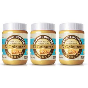 제이넛터 땅콩버터 크런치 500g 3개 - 땅콩100% 피넛버터 무첨가