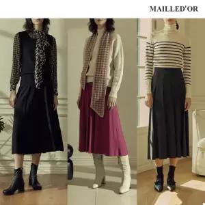 [홈쇼핑인기]니트 플리츠 스커트 1종