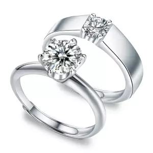 루나센트 스텔라디아 랩다이아몬드 반지 모이사나이트 정품 GRA 보증서 길이조절 프로포즈 다이아 반지