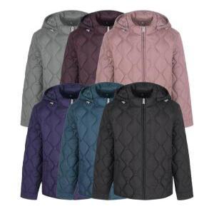 겨울 울트라 초경량 여성 패딩 점퍼 김영주 kyj 웰론 퀼팅 WJ 800 여자 잠바 후드 모자