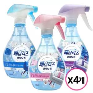 페브리즈 섬유탈취제 용기 370ml 4개 택1