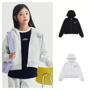 [대구백화점] [탑텐키즈]여아) 더블니트 크롭 후드집업(MKF1TC2201)