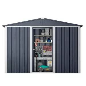 레드와이 조립식창고 10x8ft 조립이 쉬운 스틸창고 프리미엄 야외 미니 소형 이동식 간이 전원주택