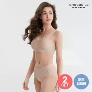 [크로커다일] 프리컷 퓨징 레이스 브라팬티 2종택1 CD042R_SELECT2