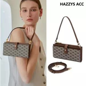 [롯데백화점]헤지스ACC [선물포장]시그니처패턴 핸드폰수납 장지갑 월릿백 HIWA5E895W2