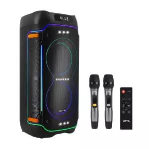 Coms 이동식 블루투스 스피커 앰프 400W 무선 마이크 KY800