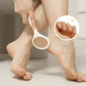 베베풋 글라스 시즌7 양면 손잡이형 유리 발 각질 제거기 네일샤이너 내품