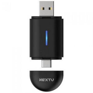 넥스트유 아탈란테 무선 카플레이 안드로이드오토 2in1 미러링 동글 A C타입 겸용 WMC12 (인증판매)