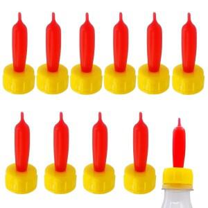 내구성 부드러운 고무 먹이 도구 작은 동물 음료 양고기 강아지 염소 젖꼭지 나사 병 10 개