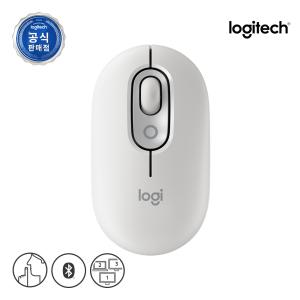 로지텍 코리아 POP 블루투스 무선 마우스 화이트