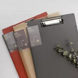 고급 A4 커버형 클립보드 1p 서류 파일 정리 결재 판 6컬러