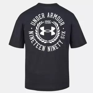 [언더아머](대전신세계)6007564-001 블랙 APAC 헤비웨이트 그래픽 티셔츠 반팔 오버핏