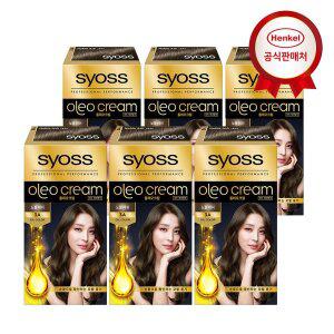 갤러리아 사이오스 올레오크림 새치염색약 3-A 노블애쉬 x 6개