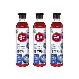 청정원 홍초 블루베리 900ml, 3개