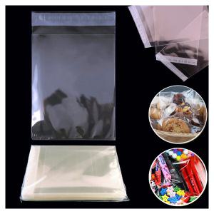 OPP 투명 접착 봉투 (8X12cm)-400매 무지 포장 비닐 접착백