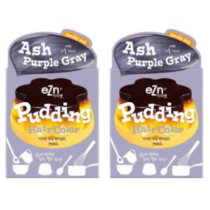 이지엔 푸딩 염색약 애쉬 퍼플 그레이 젤형 140mlX2개