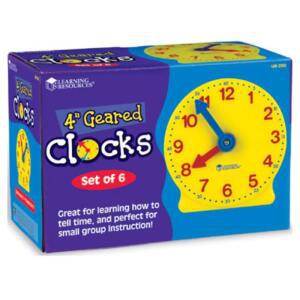 모형시계 소그룹세트 시계판 시간학습 소그룹활동 세트 10cm 저학년 수학교구 돌봄교실 5세
