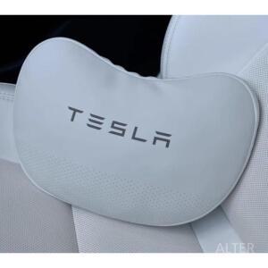 테슬라 목 쿠션 나파 가죽 모델 Y 3 주니퍼 하이랜드 헤드레스트 베게