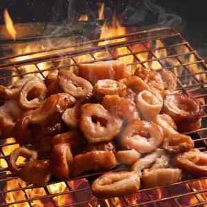 500g+500g 특가 훈연 한입 컷팅 초벌 돼지 막창  2팩 (소스 2팩 증정)