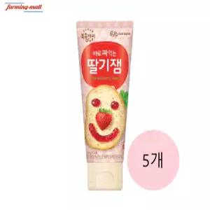 [보금푸드] 복음자리 바로 짜먹는 딸기잼 100g 5개