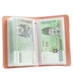 지폐수납지갑 바인더 현금 다이어리 다용도 용돈 지폐 여행 휴대용