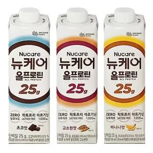 뉴케어 올프로틴 245ml 고소한맛 8 + 바나나 8 +초코 8개 / 단백질음료