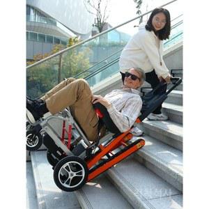 오르기 리프트 전기 휠체어 오르막 평지핸들휠체어 계단 전동등반 전동