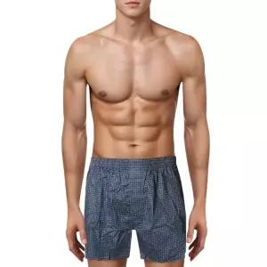 [롯데백화점]엘르이너웨어 엘르이너웨어 남성 시크라인 면 트렁크(EEMTK775NV)