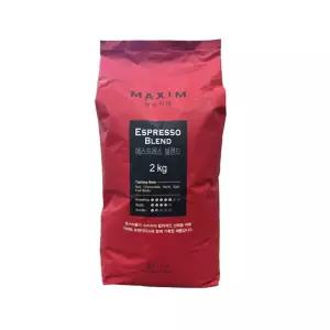 맥심 원두커피 에스프레소 블렌드 2kg 1개