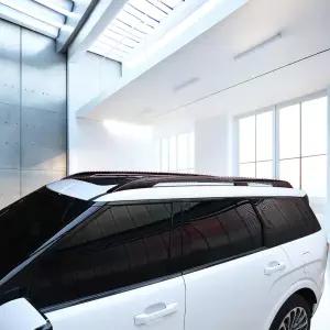 팰리세이드 LX3 튜닝 블랙 몰딩 루프랙 커버 크롬 죽이기