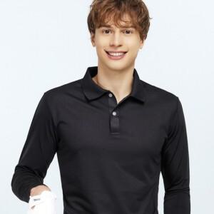 FGS 단체티 유니렉스 에어로쿨스트레치 에리T긴팔 골프 단체티 등산 회사 근무 유니폼 무지카라티