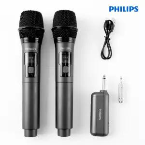 필립스 DLM3401TP 무선마이크 세트 강의용 휴대용 유튜브 공연용 노래방 보컬 핸드 마이크