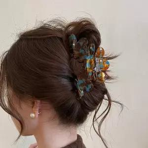 유리아 아크릴 헤어 빅사이즈 프랑스 집게핀