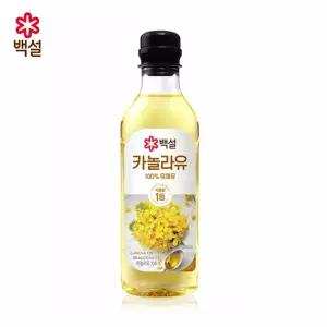 백설 카놀라유 식용유 500ml (1개)