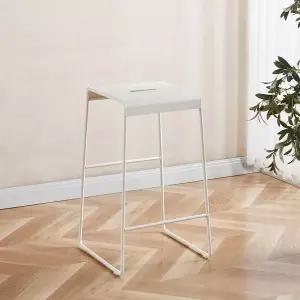 [나인홈가구]심플 철제 아일랜드 바체어 등받이 없는 A형 스툴 L size